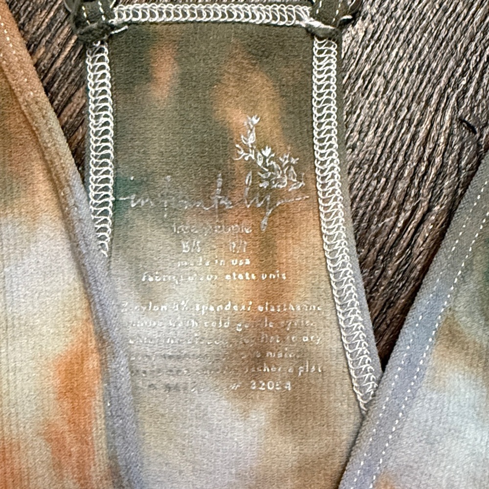 16. Free People Hand Tie Dyed Move Along Bodysuit Seamless One-Piece NWOT - Picture 7 of 8